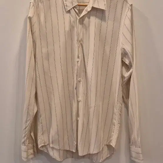 [BUNJANG] Sandro Striped Long-Sleeve Shirt / 산드로 스트라이프 긴팔 셔츠