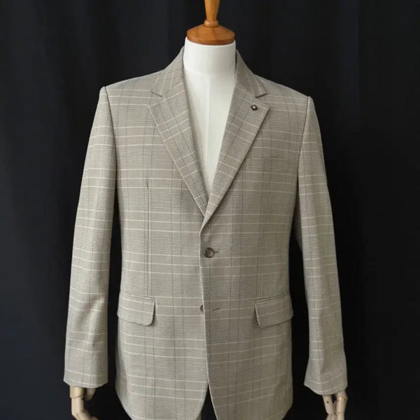 [BUNJANG] Men's Checkered Jacket (2XL) / 남자 봄가을 자켓 새것, 체크무늬, 2XL
