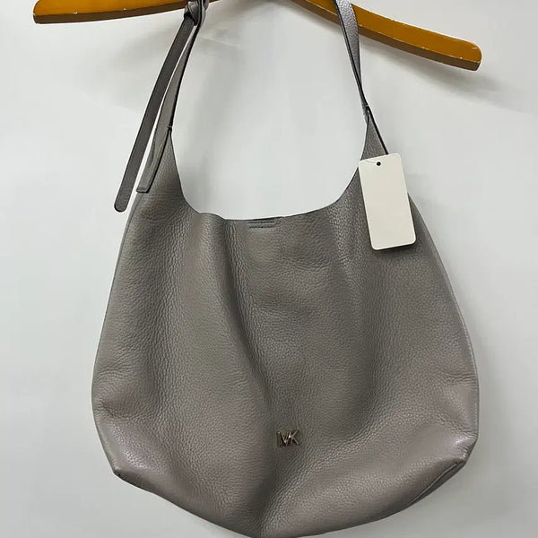 [BUNJANG] Michael Kors Shoulder Hobo Bag Pearl Grey / 마이클코어스 숄더백 호보백 펄그레이