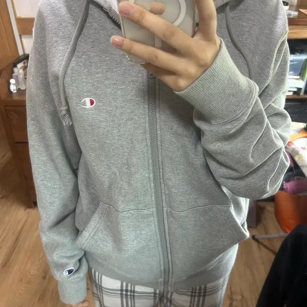 [BUNJANG] Champion Zip-Up Hoodie / 챔피온 후드집업