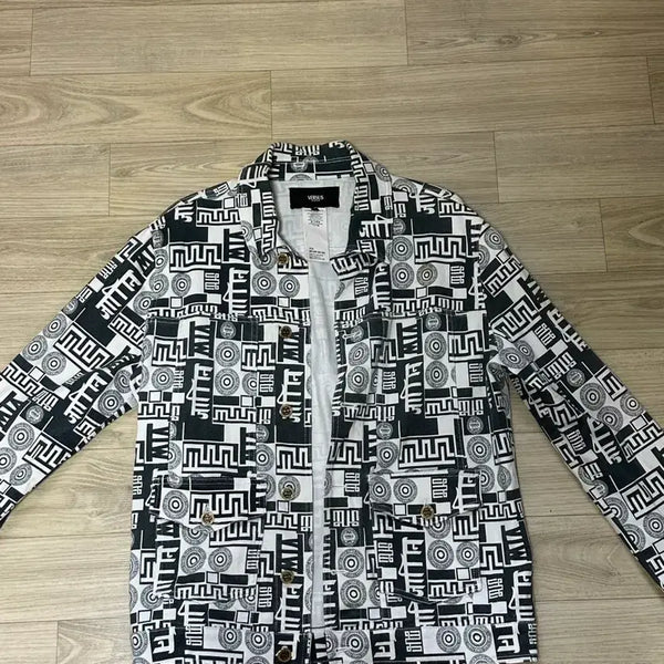 [BUNJANG] Versace Versus Pattern Cotton Jacket / 베르사체 베르수스 패턴 면쟈켓 100-105