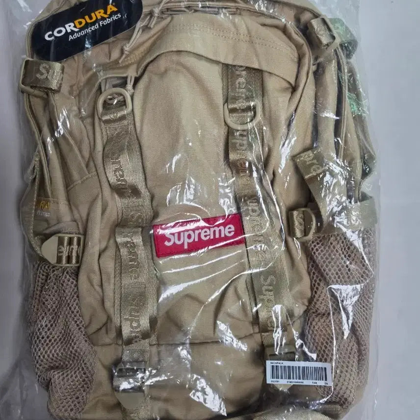 [BUNJANG] Supreme Cordura Backpack Tan / 26SS 슈프림 코듀라 백팩 탄