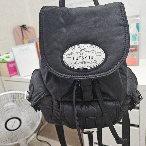 [BUNJANG] Lotsu Black Backpack / 라츠유 백팩