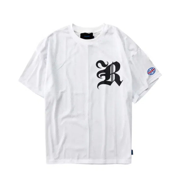 [BUNJANG] Royal Life Mesh Short Sleeve Jersey White / (새상품) 로얄라이프 메쉬 반팔 져지 화이트