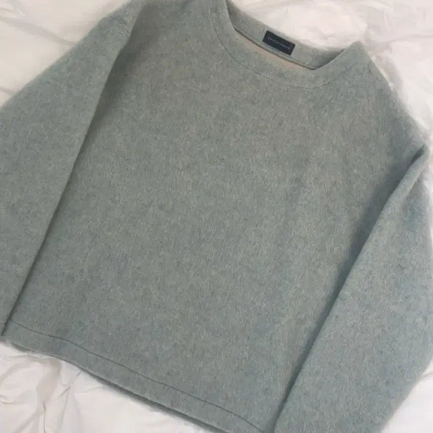 [BUNJANG] CRUSH AGAIN Mint Wool Sweater / 크러쉬어게인 / 민트 울 스웨터