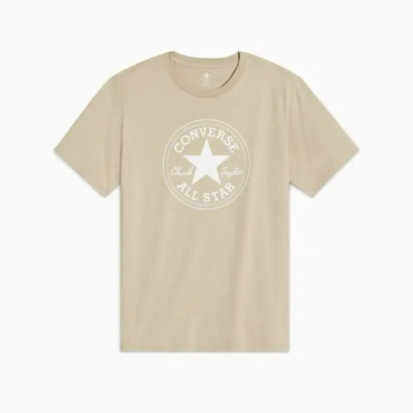[BUNJANG] Converse All Star Short Sleeve T-Shirt Beige XS / 컨버스 올스타 반팔티 베이지 XS
