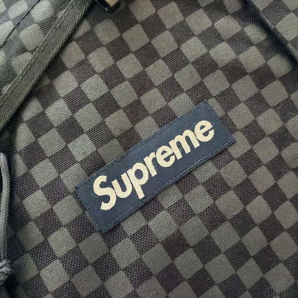 [BUNJANG] Supreme FW11 Damier Cordura Box Logo Backpack / FW2011 슈프림 박스로그 다미에 코듀라 백팩