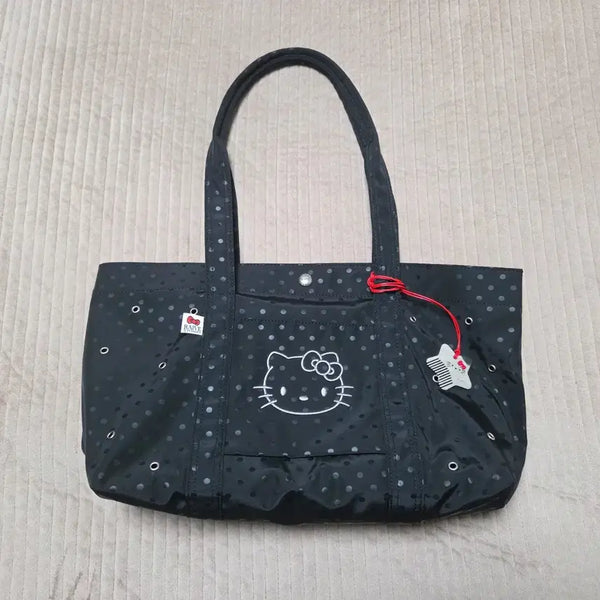 [BUNJANG] RAVE Hello Kitty Polka Dot Shoulder Bag with Keychain / 레이브 헬로키티 도트 숄더백+키링