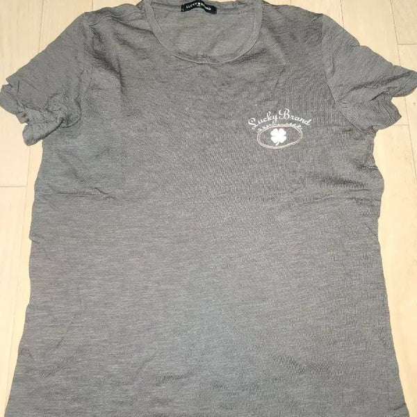 [BUNJANG] Lucky Brand Gray Short Sleeve T-Shirt (M) / 럭키브랜드 회색 반팔 티셔츠외 M사이즈 반팔 여러가지입니다