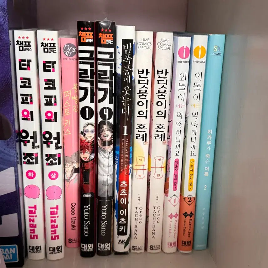 [BUNJANG] Various Manga Titles Bundle / 만화책 다수 (타코피/반딧불이/외톨이 극락가)