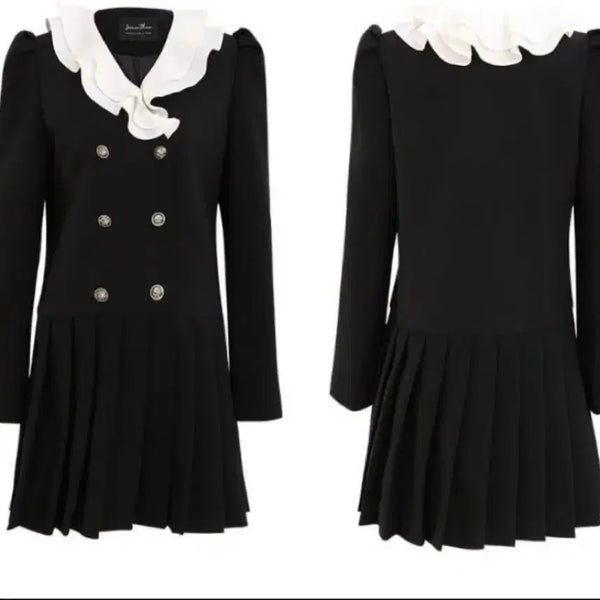 [BUNJANG] SinceThen Rania Two-Button Mini Dress Size M / sincethen 신스덴 라니아 투버튼 미니원피스