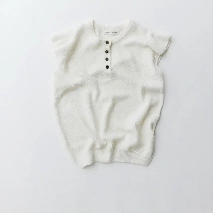 [BUNJANG] Mundal Waffle Flare Knit - Ivory / 문달 Waffle Flare Knit in Ivory (이염 사진 추가)