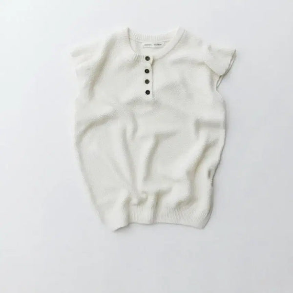 [BUNJANG] Mundal Waffle Flare Knit - Ivory / 문달 Waffle Flare Knit in Ivory (이염 사진 추가)