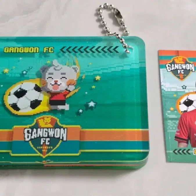 [BUNJANG] K League Collaboration Infinite Stairs Gangwon FC Acrylic Keyring Set / k리그 콜라보 무한의 계단 강원fc 키링