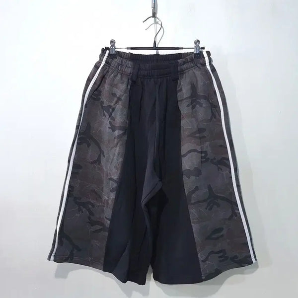 [BUNJANG] Camouflage Color Block Bermuda Banding Shorts / SS신상) 카모 배색 버뮤다 밴딩 반바지 2color