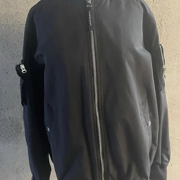 [BUNJANG] Black Jumper Jacket / 블랙 점퍼