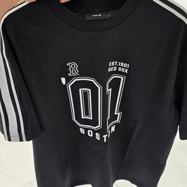 [BUNJANG] MLB Varsity Track Logo T-Shirt XXL / MLB 바시티 트랙 로고 티셔츠 저렴히판매