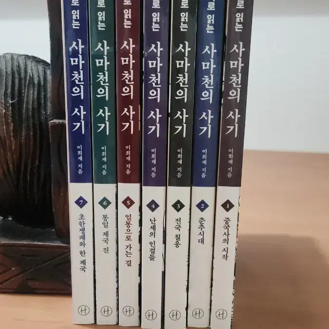 [BUNJANG] Complete Set of 'The Records of the Grand Historian' Illustrated (Volumes 1-7) / 만화로 읽는 사마천의 사기 1~7 완결 개인소장용