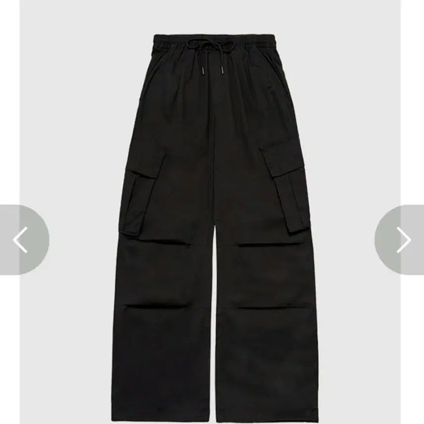 [BUNJANG] Hengten Cotton Cargo Wide Pants / [새상품]행텐코튼카고와이드팬츠