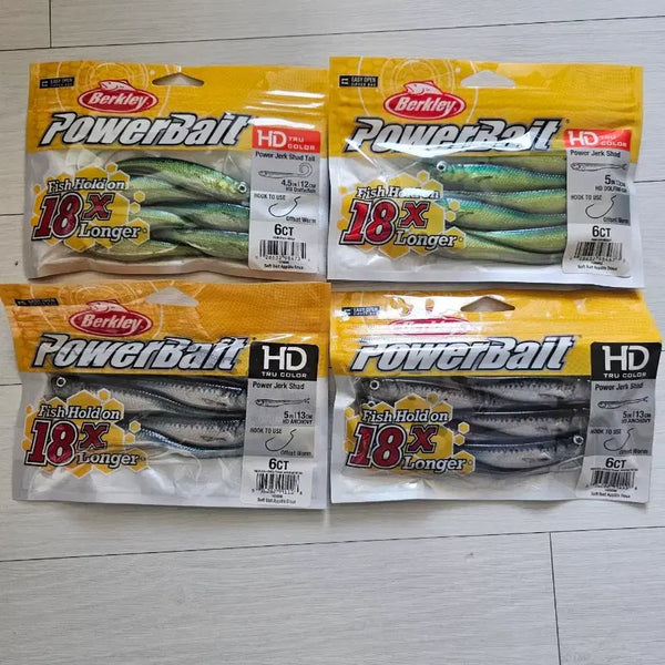 [BUNJANG] Berkeley Minnow Trigger-X Pink & Blue Set / 대광어필수웜)버클리멸치.만세기 트리거X 핑크,블루 세트판매
