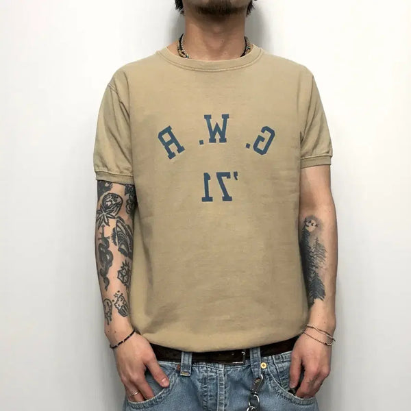 [BUNJANG] GOODWEAR Heavyweight Half Sweat T-Shirt / GOODWEAR 굿웨어 헤비웨이트 하프 스웻 반팔티셔츠