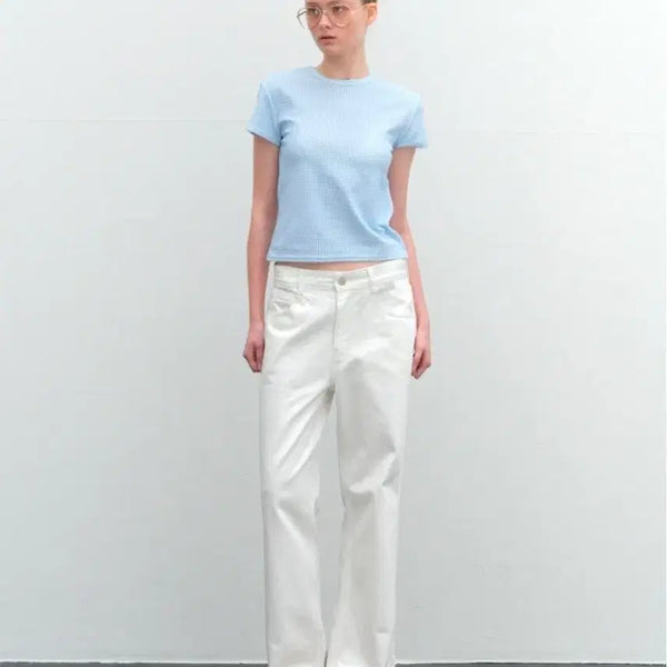 [BUNJANG] PONYTAIL Bella Loose-Fit Jeans (White) / (L)포니테일 BELLA Loose- fit Jeans