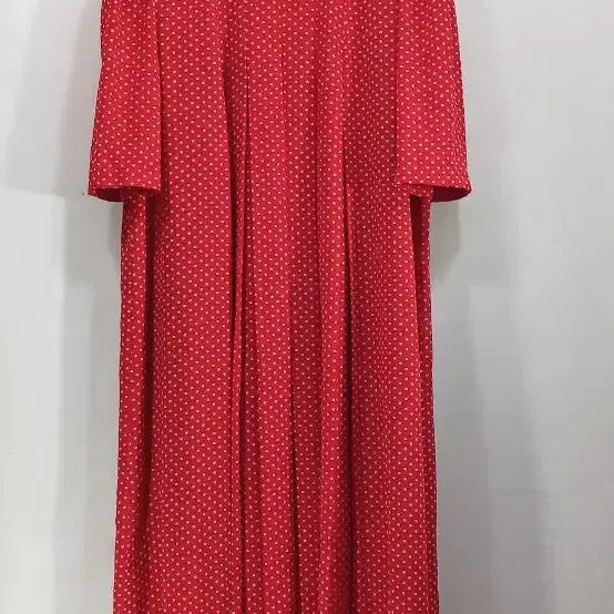 [BUNJANG] PETIT ANNE Red Dot Long Dress / PETIT ANNE 레드 도트 롱 원피스