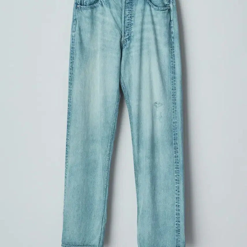 [BUNJANG] Auralee 26ss Selvedge Faded Light Denim Wide Pants (Light Indigo) 30 / 오라리 26ss DENIM WIDE PANTS