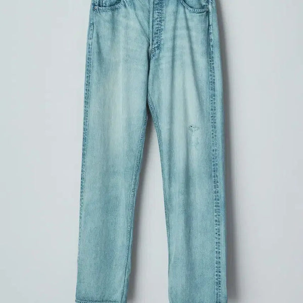 [BUNJANG] Auralee 26ss Selvedge Faded Light Denim Wide Pants (Light Indigo) 30 / 오라리 26ss DENIM WIDE PANTS