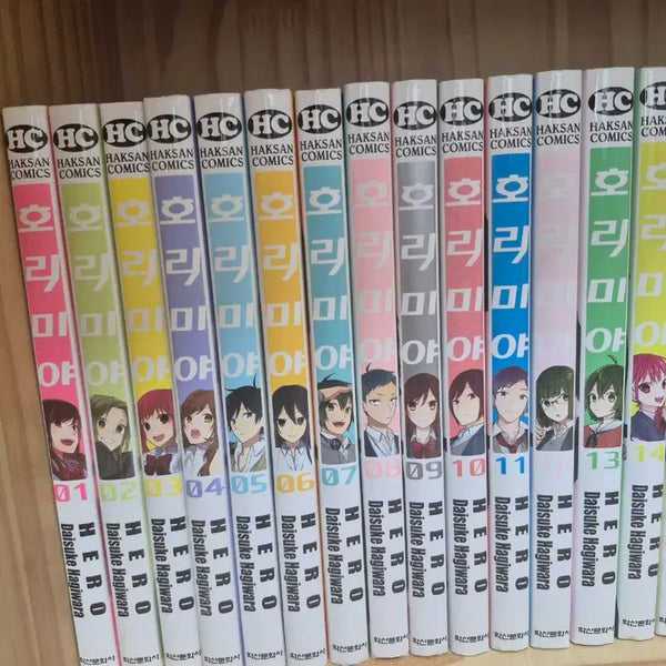 [BUNJANG] Horimiya Manga Complete Set (Volumes 1-16) / 호리미야 만화책  (1-16권) (배송비 포함)
