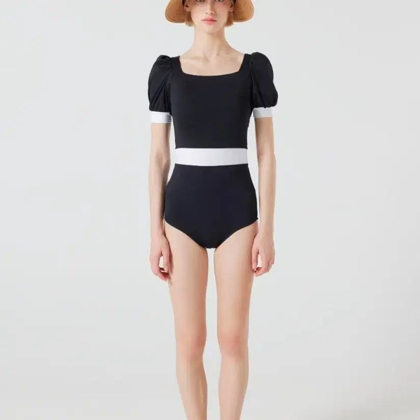 [BUNJANG] Lefer Chloris Puff Sleeve Monokini / 레페르 클로리스 퍼프 슬리브 모노키니