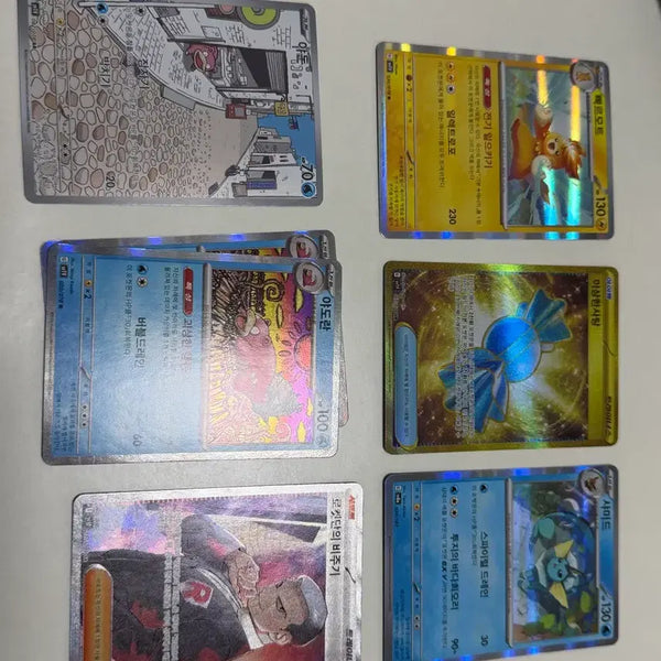 [BUNJANG] Pokemon Card Team Rocket Giovanni, Vaporeon, Pawmot, Slowpoke, Slowbro / 포켓몬 카드 로켓단의 비주기, 샤미드, 빠르모트, 야돈야도란