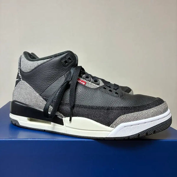 [BUNJANG] Nike x Levi's Air Jordan 3 Black Denim / [260]나이키x리바이스 에어조던3 블랙 데님