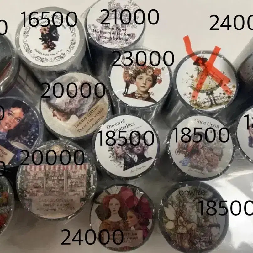[BUNJANG] London Gifties Premium Masking Tape Set / London gifties 등 개당 통롤 pet 고급 마테 마스킹테이프