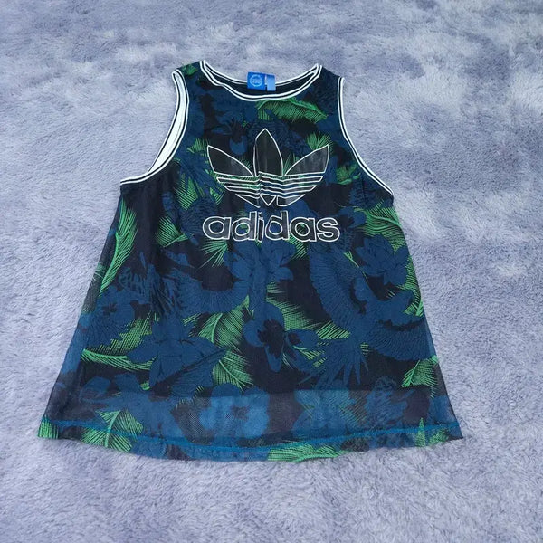 [BUNJANG] Adidas Navy Short Sleeve T-Shirt / 090 아디다스 나시 반팔 티 | A