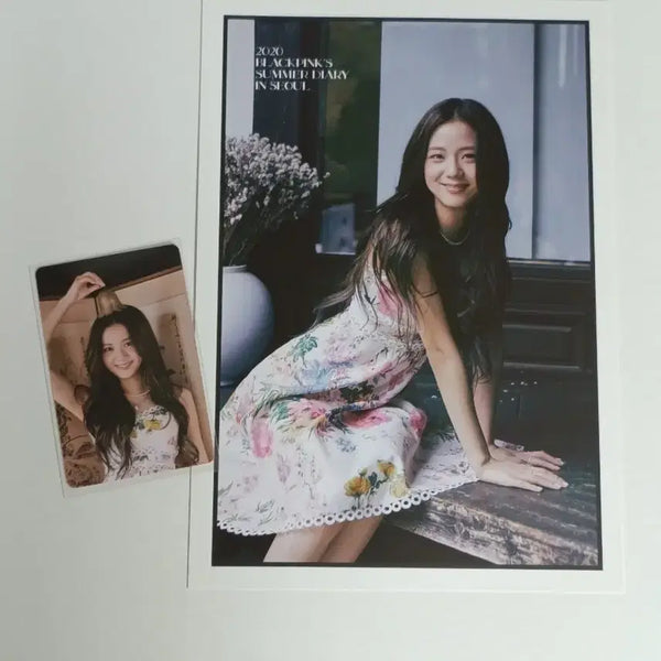 [BUNJANG] Blackpink Jisoo Summer Diary 2020 Photocard + Postcard Set / 블랙핑크 지수 섬머다이어리 2020 포카+엽서