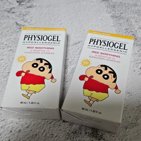[BUNJANG] Physiogel Crayon Shin-chan Red Soothing AI Sensitive UV Sunscreen Advanced SPF50+ PA++++ / 피지오겔 짱구 레드수딩 AI 센서티브 UV 선스크린 어드밴스드