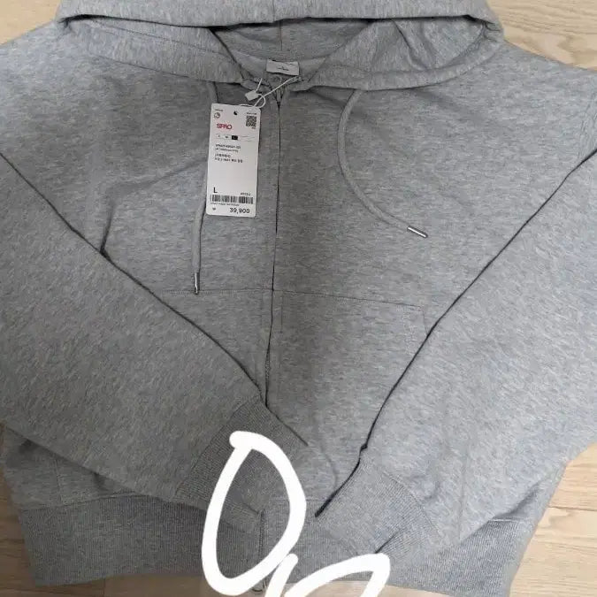 [BUNJANG] SPAO Cropped Hoodie Zip-up / 스파오 크롭 후드 집업