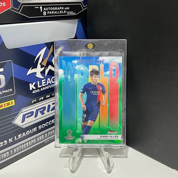 [BUNJANG] 2023-24 Topps Finest PSG Kang-in Lee Top World Green Lava 99 Limited / 2324 탑스파이니스트 PSG 이강인 탑월드 그린라바 99한정