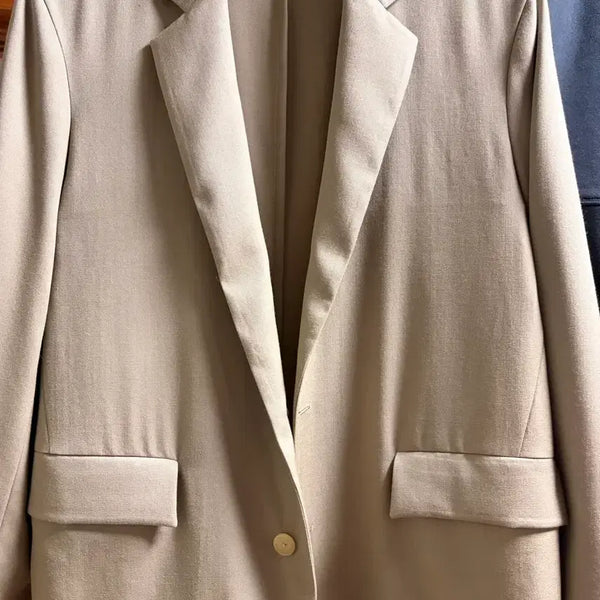 [BUNJANG] Brown Yak Blazer Jacket / [1]브라운야드 블레이저 자켓