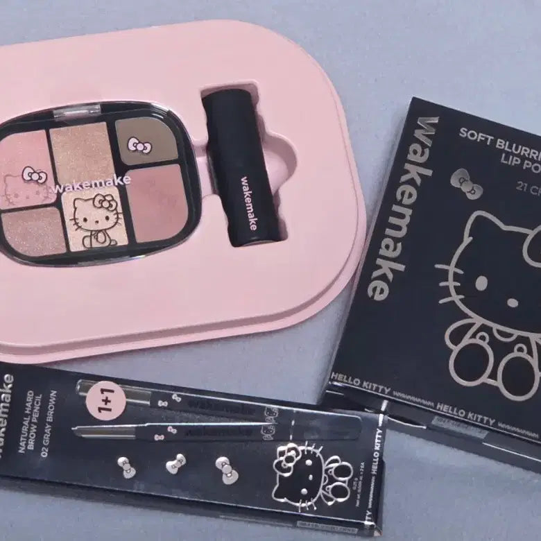 [BUNJANG] WAKEMAKE Kitty Collaboration Bundle Set / 웨이크메이크 키티 콜라보 일괄판매