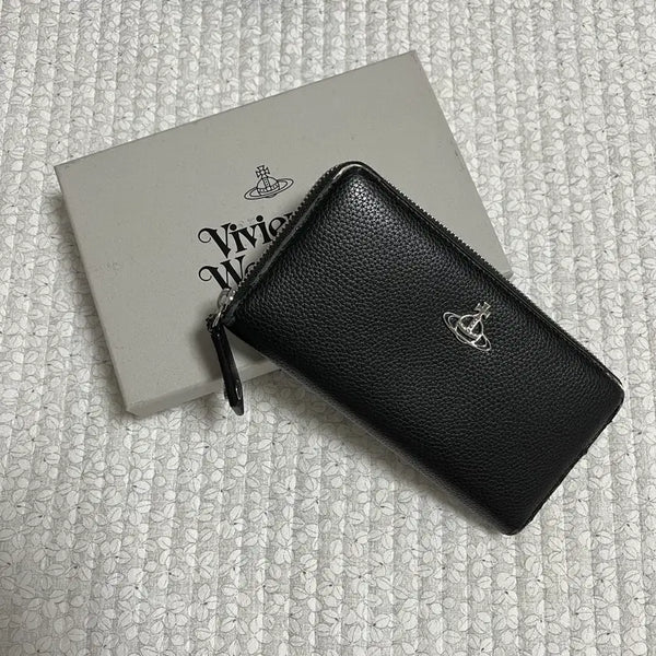 [BUNJANG] Vivienne Westwood Joanna Round Zip Long Wallet / [비비안웨스트우드] 조안나 라운드 지퍼 장지갑