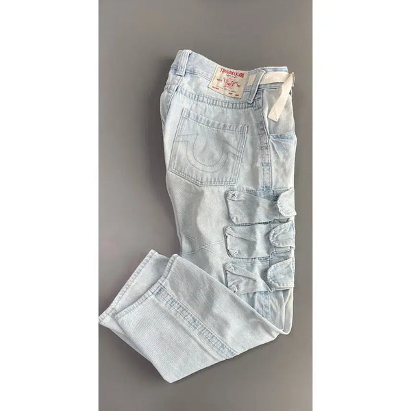 [BUNJANG] True Religion Bullet Pocket Denim Pants - Medium / [M] 트루릴리전 불렛 포켓 데님 팬츠