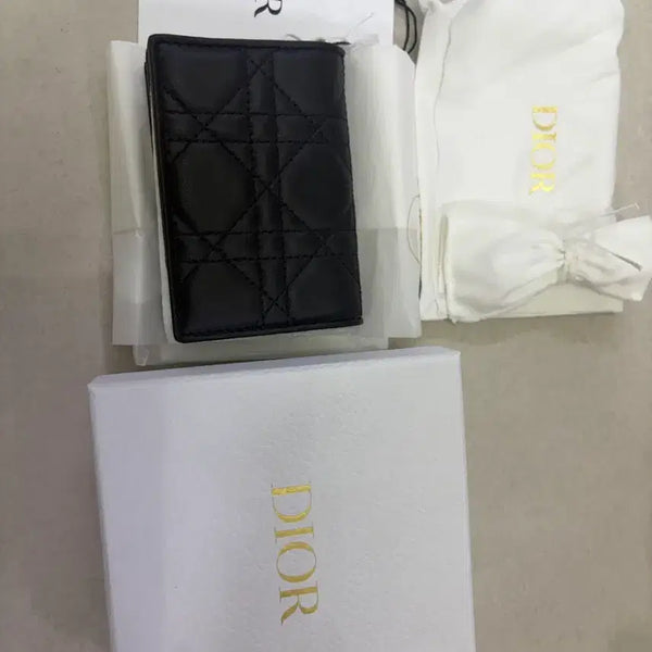 [BUNJANG] Dior Black Card Holder Full Box / 디올 블랙 카드지갑 풀박스