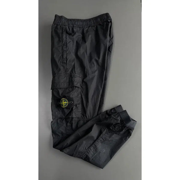 [BUNJANG] Stone Island Embroidered Badge Garment Dyed Stretch Cargo Jogger Pants / [30] 스톤아일랜드 자수와펜 가먼트다이 스트레치 카고 조거 팬츠