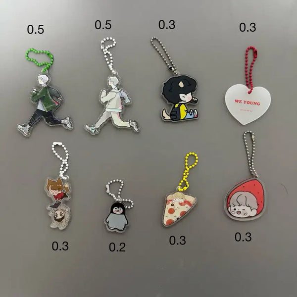 [BUNJANG] EXO Keychain & Badge Set / 엑소 키링 뱃지