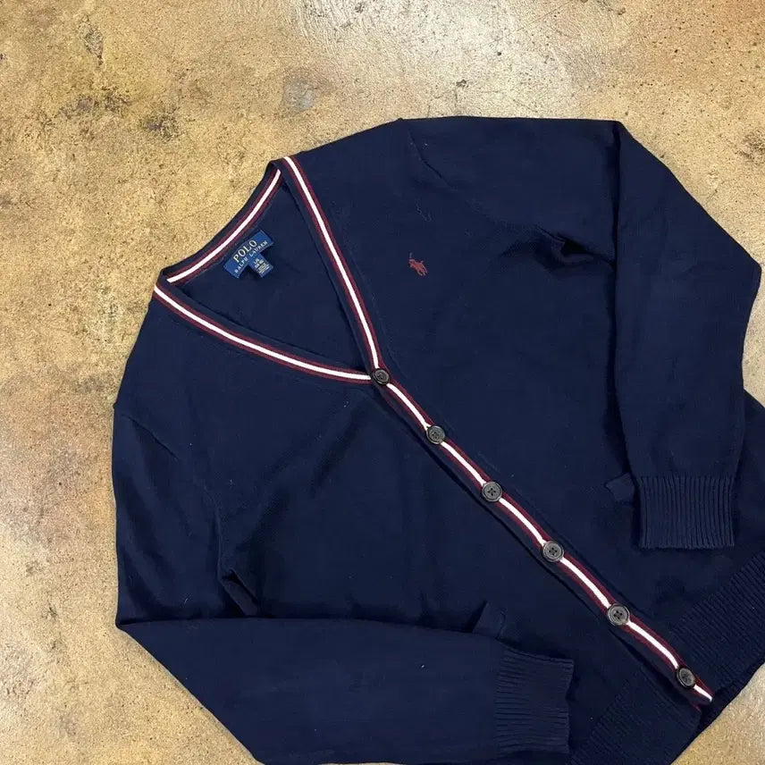[BUNJANG] Polo Ralph Lauren Navy Cardigan / [정품/L] 폴로 랄프로렌 네이비 가디건
