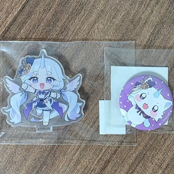 [BUNJANG] Speca Yuni Mini Acrylic & Areunyang Can Badge Bundle Set / 스페카 유니 아크릴, 아르냥 캔뱃지