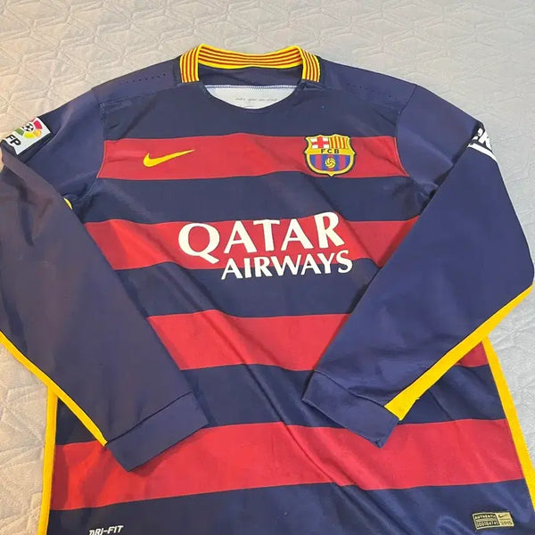 [BUNJANG] FC Barcelona 2015-16 Long Sleeve Jersey / 메시 바르셀로나 1516 긴팔유니폼