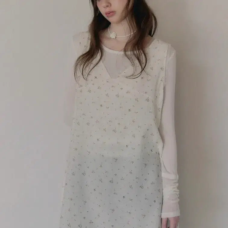 [BUNJANG] Twee Floral Sleeveless Dress / twee 플라워 나시원피스